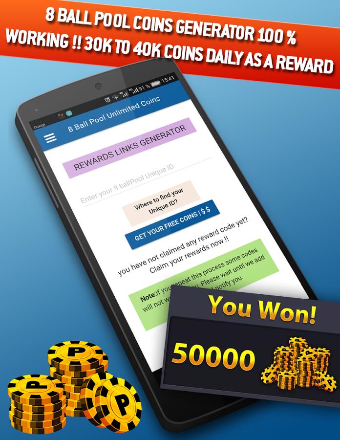 8Ball Pool free coins & cash rewards Screenshot2