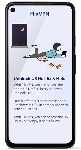 FlixVPN - Unblock Netflix VPN Screenshot2