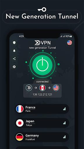 Xd VPN - Fast VPN & secure VPN Screenshot1