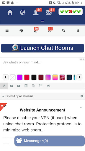 Senior chatz - chat rooms Screenshot3