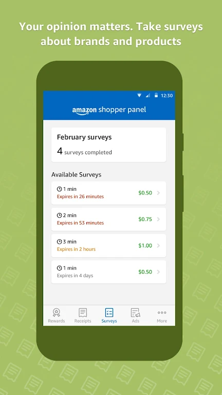 Amazon Shopper Panel Screenshot3