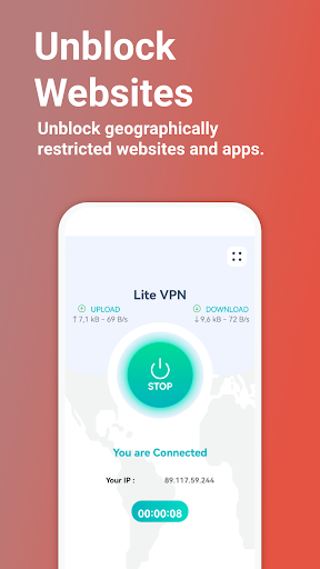 Lite VPN - Secure VPN Proxy Screenshot2