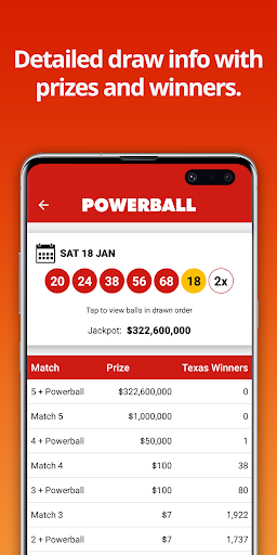 Texas Lotto Results Screenshot2