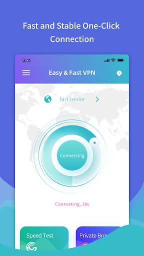 Easy & Fast VPN & Safe Connect Screenshot1