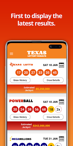 Texas Lotto Results Screenshot1