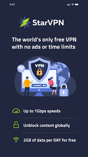 StarVPN: Private & Secure VPN Screenshot1