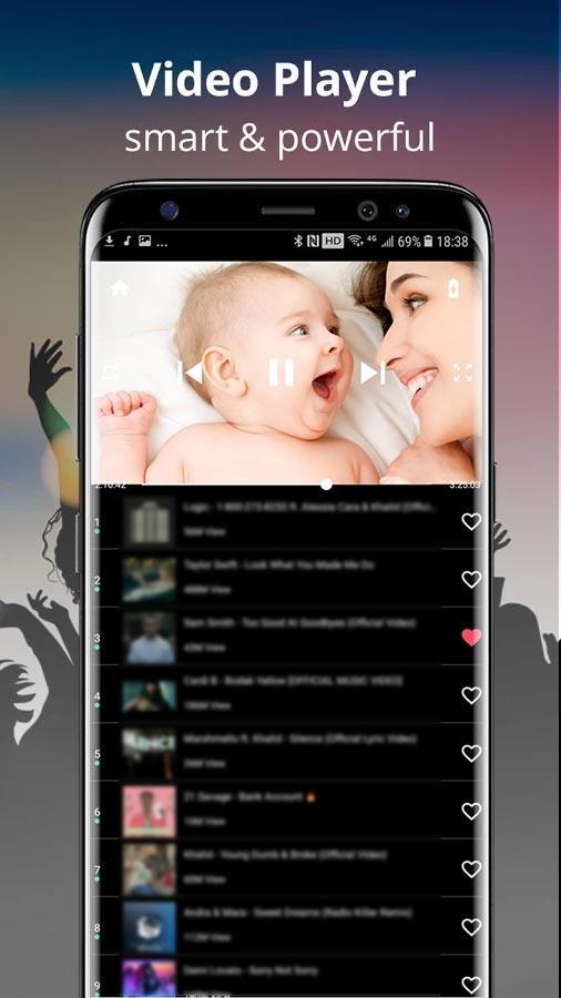 One Music - Floating Music Video Player for Free Screenshot2