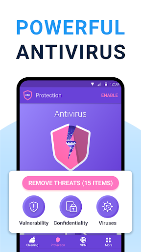 Cleaner + VPN + Virus cleaner Screenshot2