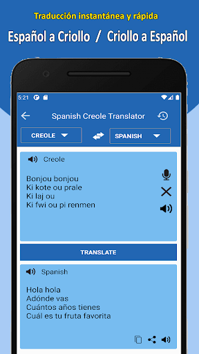 Traduction Creole Espagnol Screenshot3