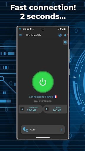 Gohide: No Log VPN For Android Screenshot1
