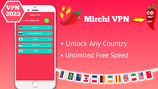 Mirchi VPN - Private & Fast Screenshot1