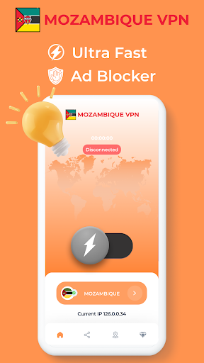 Mozambique VPN - Private Proxy Screenshot2