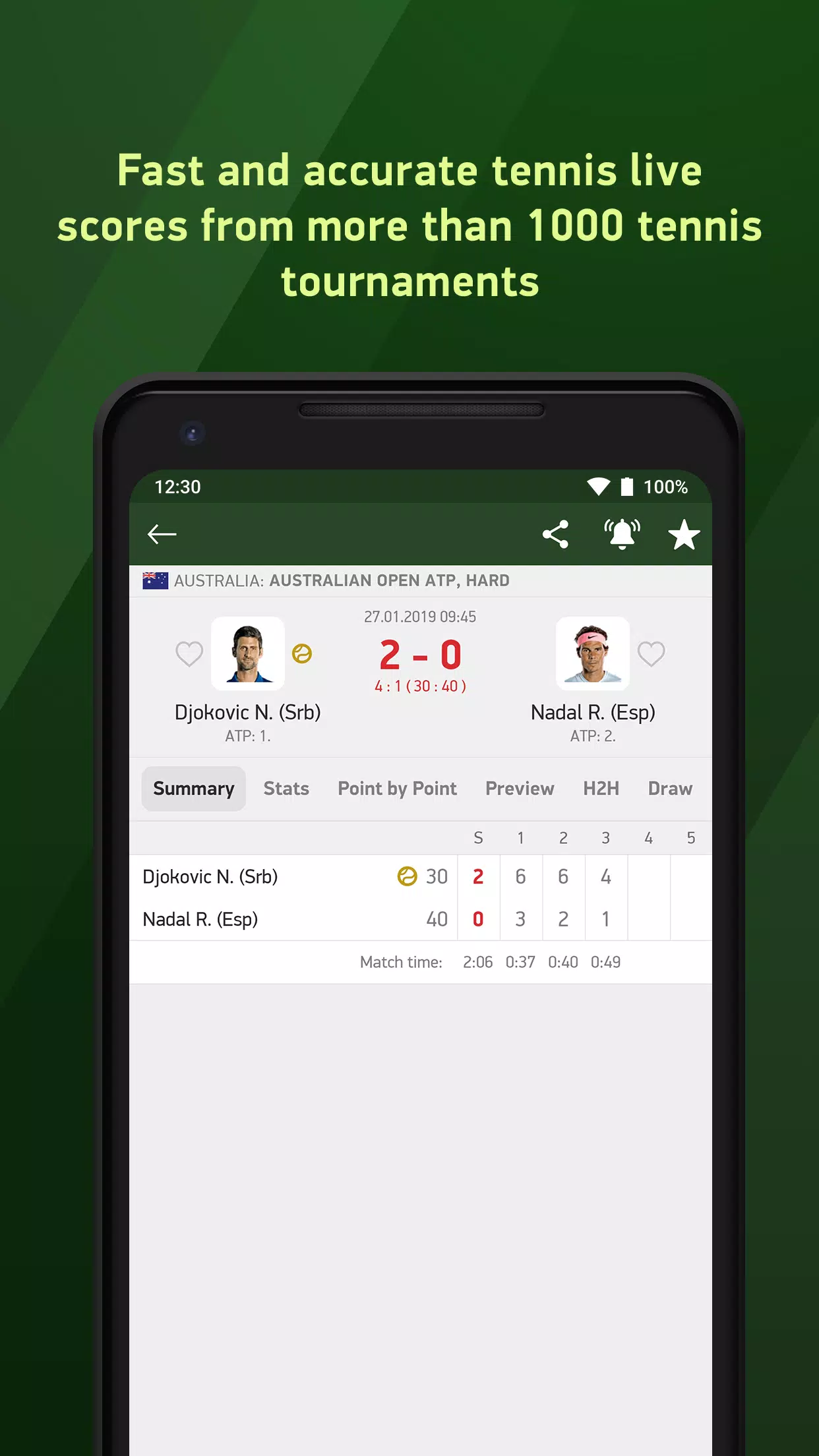 Tennis 24 - tennis live scores Screenshot3