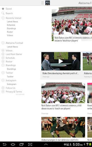 AL.com: Alabama Football News Screenshot1