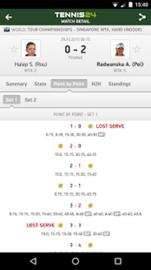 Tennis 24 - tennis live scores Screenshot2