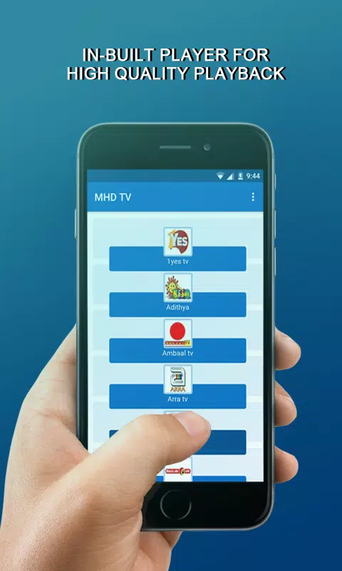 MHD TV: MOBILE TV, LIVE TV Screenshot1
