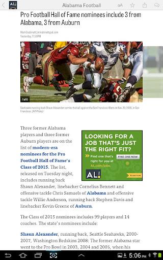 AL.com: Alabama Football News Screenshot3