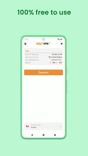 Bolt VPN - Fast and Safe Proxy Screenshot2