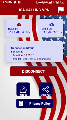 USA CALLING VPN | USA VPN Screenshot1