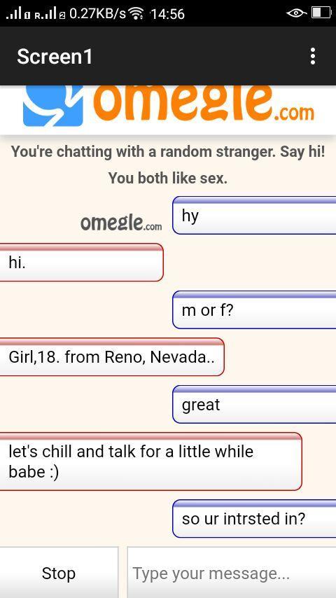 Omegle Chat - Talk to Strangers Screenshot1