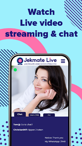 Jekmate Live -Live Private Video Shows & Streaming Screenshot1