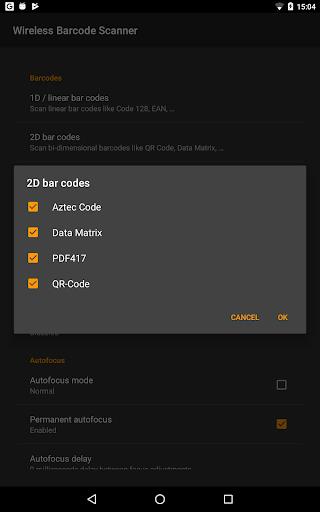 Wireless Barcode-Scanner, Demo Screenshot3