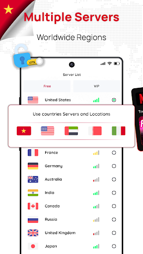 Vietnam VPN: Get Vietnam IP Screenshot2