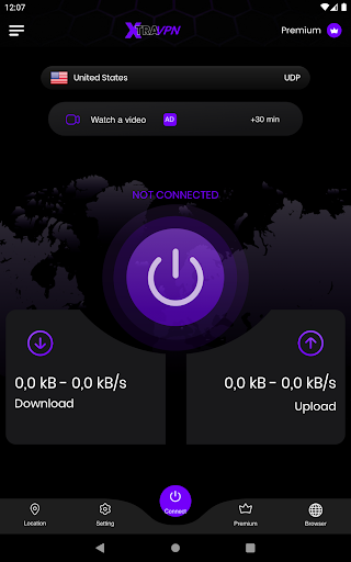 XTra VPN - UK & US VPN Screenshot1