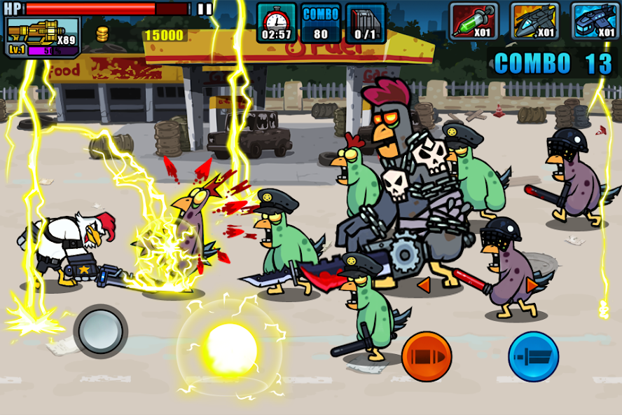 Chicken Warrior:Zombie Hunter Mod Screenshot2