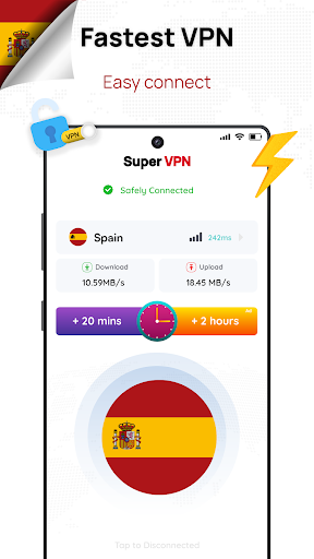 Spain VPN: Get Madrid IP Screenshot1