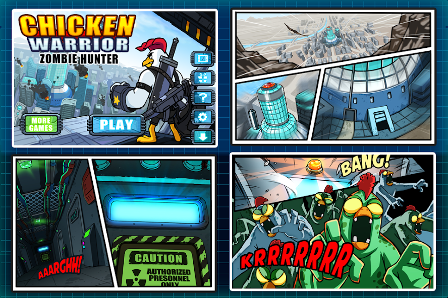 Chicken Warrior:Zombie Hunter Mod Screenshot1