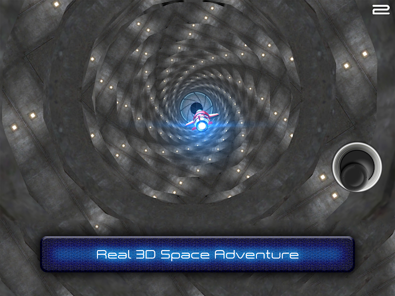 Tunnel Trouble 3D - Space Jet Mod Screenshot3