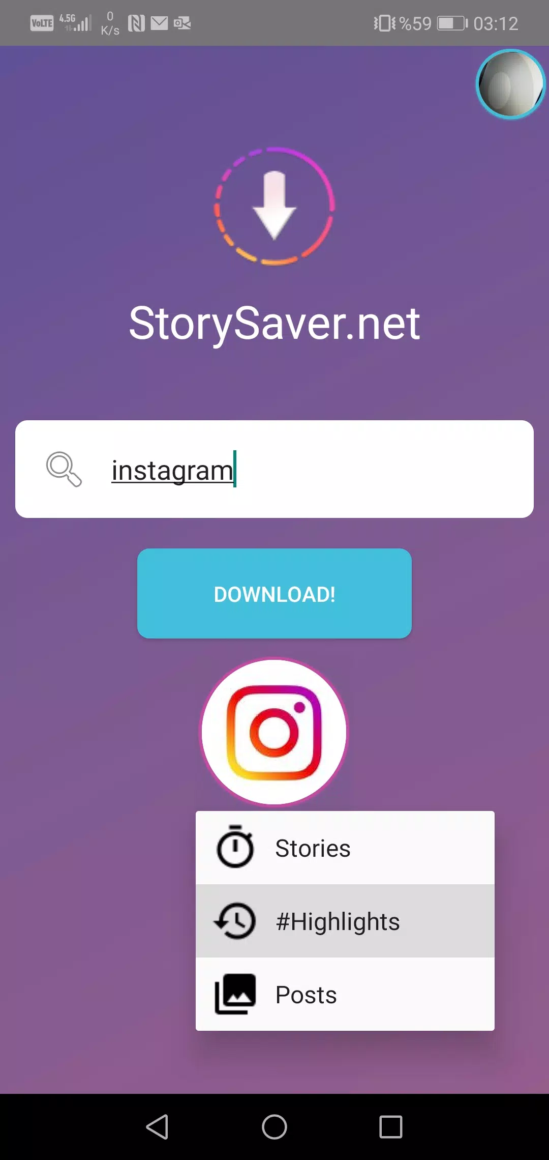 Storysaver.net App Screenshot1
