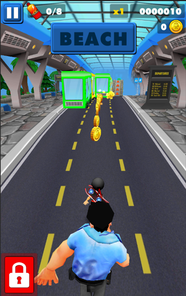 Subway Ninja Run:Surfer in the Mod Screenshot3