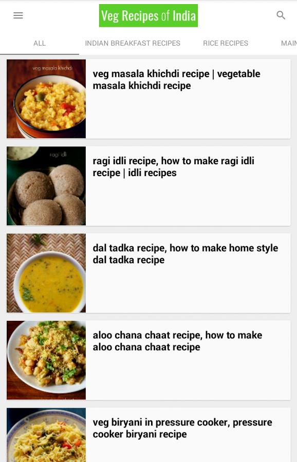 Veg Recipes of India Official Screenshot4