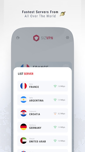 SizVPN - V2ray Fast and Secure Screenshot2