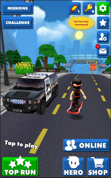 Subway Ninja Run:Surfer in the Mod Screenshot2