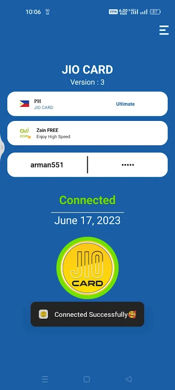 JIO CARD vpn Screenshot2