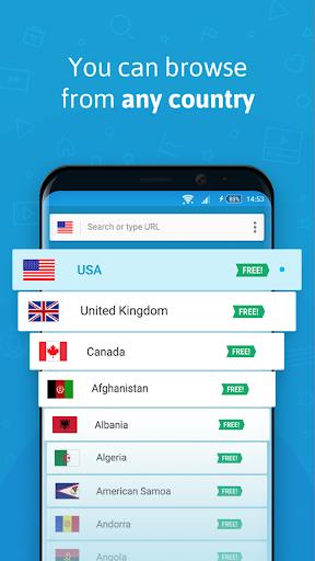 Hola Free VPN Screenshot1