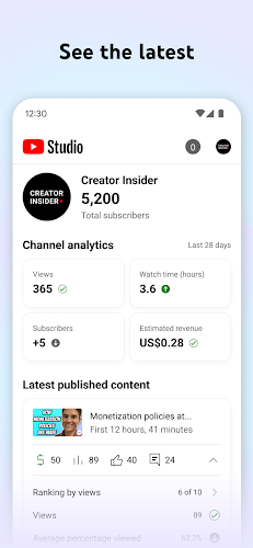 YouTube Studio Screenshot1