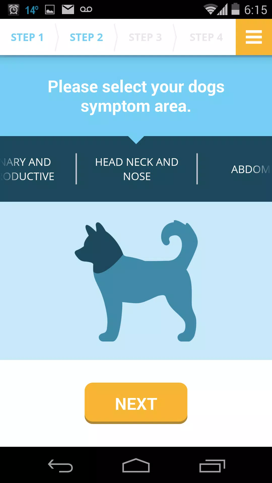 petMD Symptom Checker Screenshot2