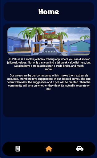 JB Values Screenshot1