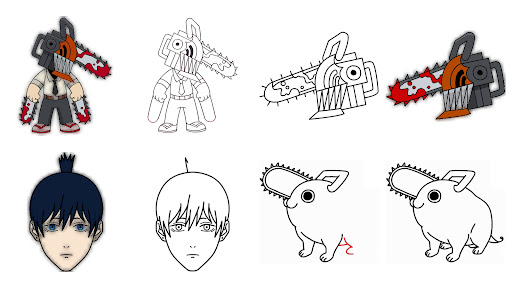 How to draw Chainsaw Man Screenshot4