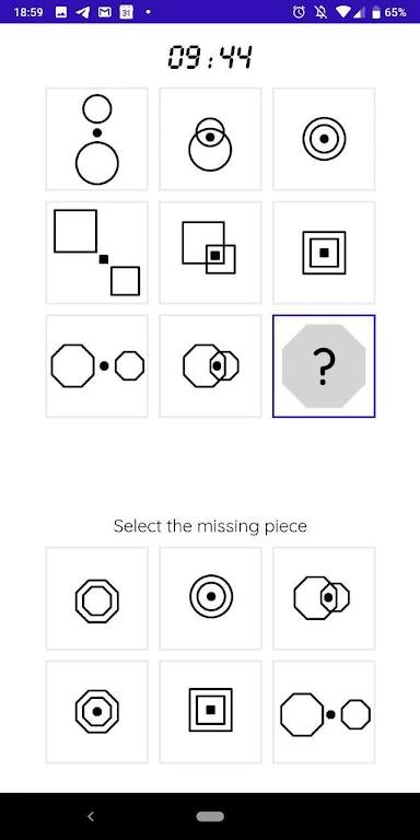 iQT: Raven IQ Test Screenshot2