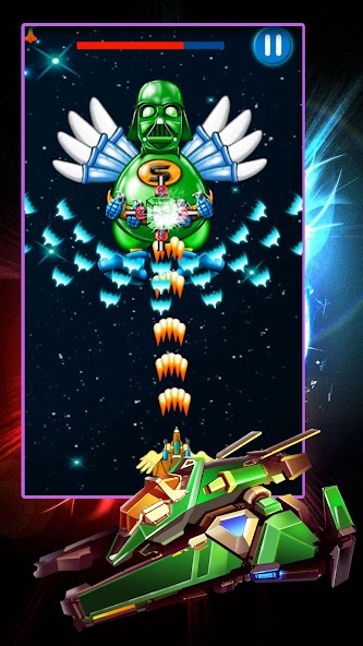 Chicken Shooter: Galaxy Attack Mod Screenshot2