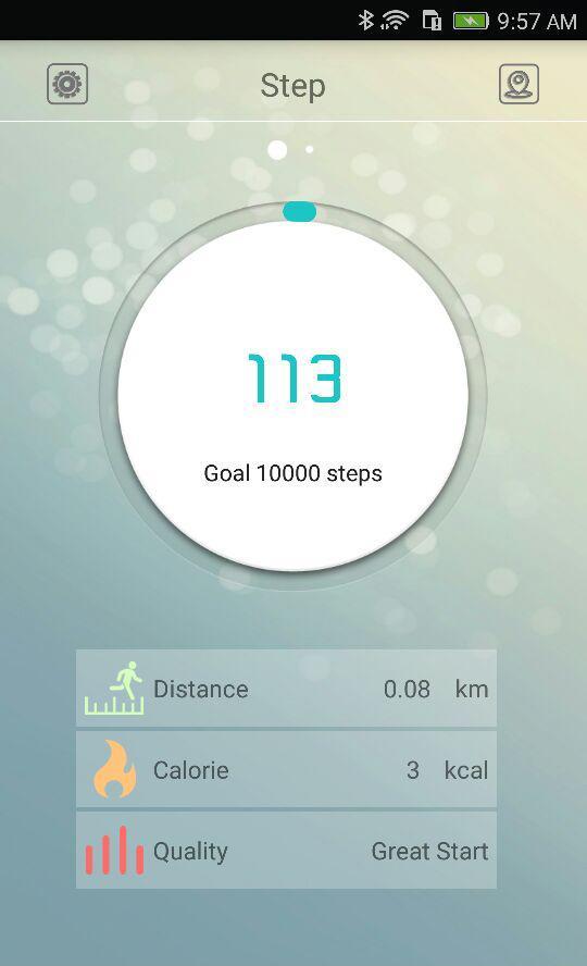 iFITNESS Activity Tracker Screenshot1