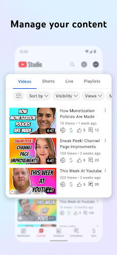 YouTube Studio Screenshot4