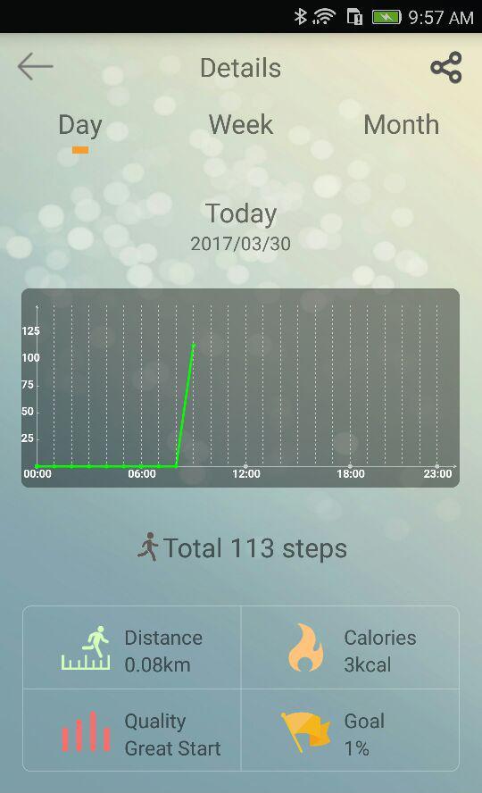 iFITNESS Activity Tracker Screenshot2