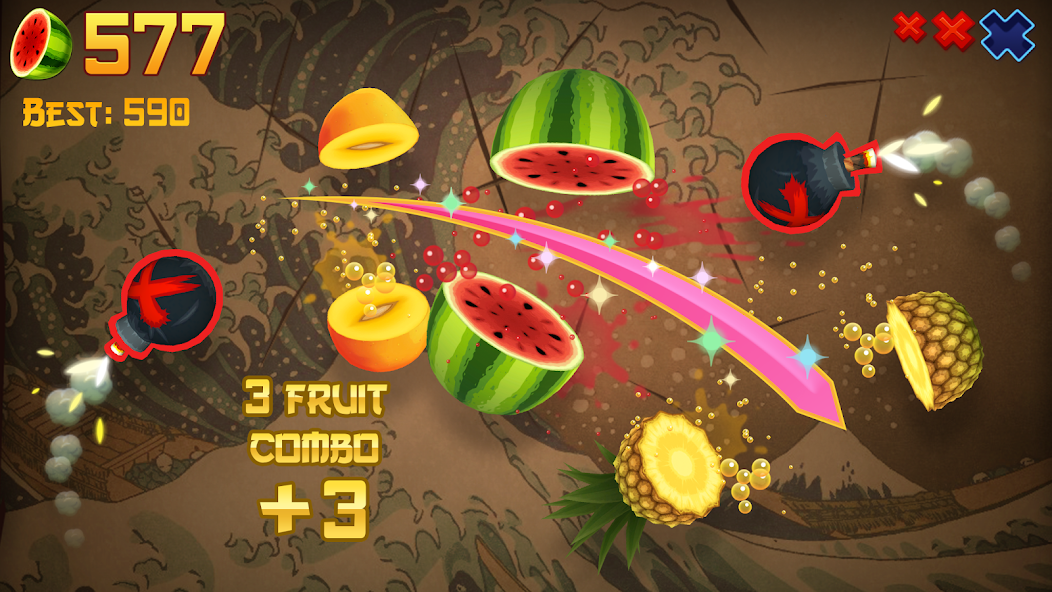 Fruit Ninja Classic+ Mod Screenshot1