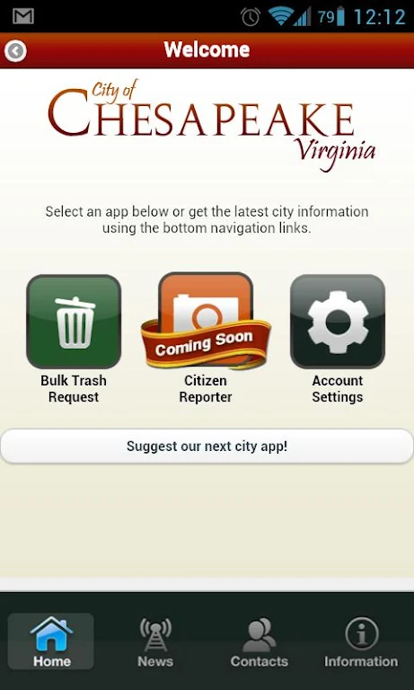 Chesapeake Bulk Trash App Screenshot2